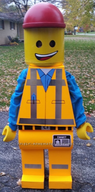 Homemade Emmet Costume - Star of The Lego Movie