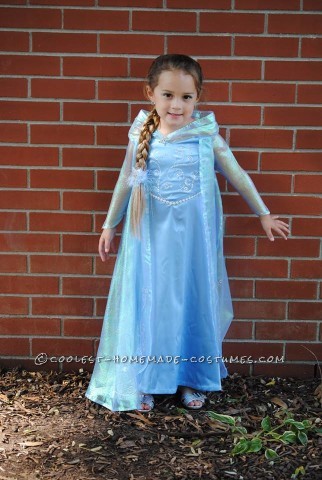Costume for Frozen Princess Elsa Dress Up Costume Cosplay Fancy Party -  Walmart.com