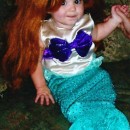 Cute Little Mermaid Costume for an Infant Girl