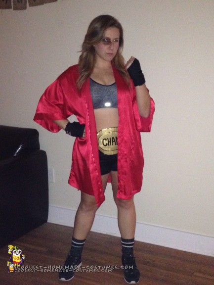 girl boxer costume diy