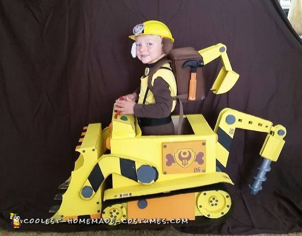 Rubble PAW Patrol Costume DIY * Moms and Crafters
