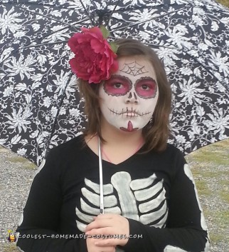 rose skeleton costume