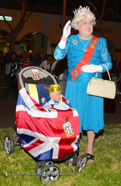 Funny Queen Elizabeth Costume