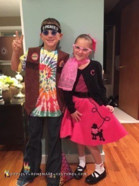 Coolest Homemade Grease Costumes - Danny, Sandy, Pink Ladies and T-Birds