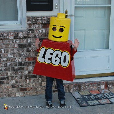 Little Lego Man Costume for Kids