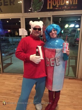 The Coolest ICEE and Polar Bear Couple Costume