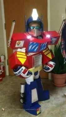 Awesome Homemade Optimus Prime Costume