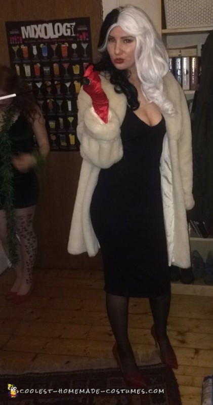 Coolest Homemade Sexy Cruella De Vil Costume For Halloween 9368