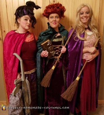 DIY Cute Group Costume Idea - The Sanderson Sisters