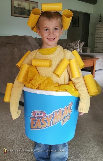 Yummiest Homemade Mac and Cheese Costume for Halloween