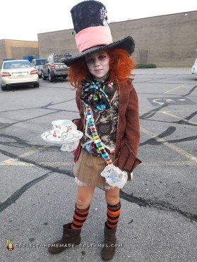 Cool Homemade Alice in Wonderland Mad Hatter Costume