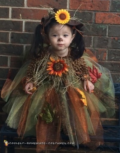 Cutest Homemade Toddler Scarecrow Costume