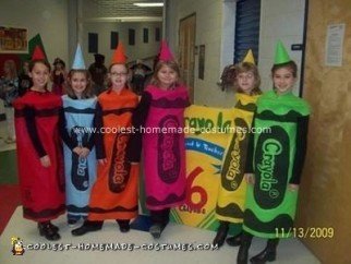 Best Ever Crayola Crayons and their Box Costume