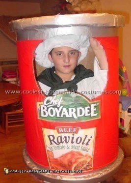 Coolest Homemade Chef Boyardee Costume Ideas