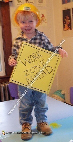 Cool DIY Construction Worker Costume
