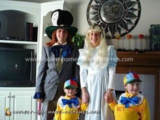 Coolest Alice in Wonderland Family Costume