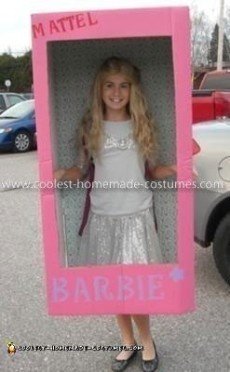 Coolest Barbie in a Box Costume Idea