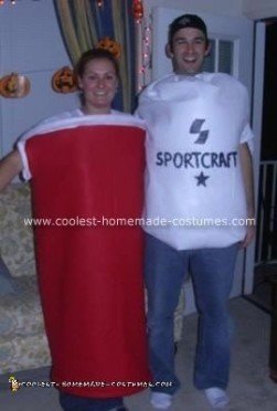 Coolest Beer Pong Solo Cup and Ping Pong Ball Couple Costume