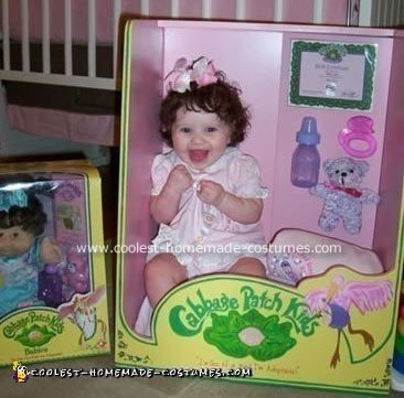 infant cabbage patch doll costume