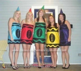 Coolest Crayon DIY Group Costume