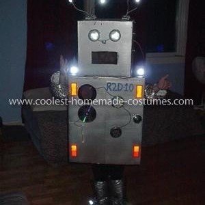 L-Bot (Robot) Costume for Toddler Boy