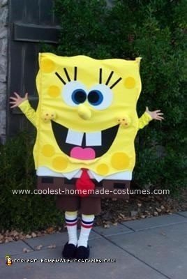 Coolest Handmade Spongebob Costume