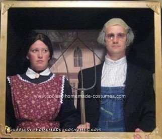 Coolest Homemade American Gothic Painting Costume