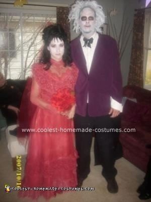 Coolest Homemade BeetleJuice and Lydia Costumes