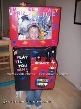 Coolest Homemade Claw Machine Halloween Costume