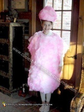 Coolest Homemade Cotton Candy Halloween Costume