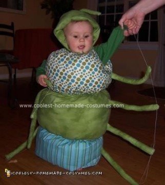 Coolest Homemade Cuddly Caterpillar Baby Costume