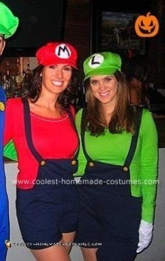 Coolest Homemade Female Mario and Luigi Costumes