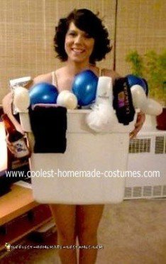 Coolest Homemade Girl in a Tub Costume