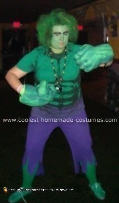homemade hulk costume