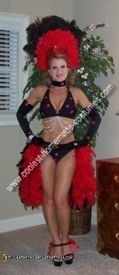 Coolest Homemade Las Vegas Showgirl Costume