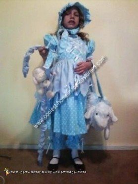 Coolest Homemade Little Bo Peep Girl Costume