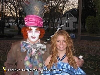 Coolest Homemade Mad Hatter and Alice Couple Costume Ideas