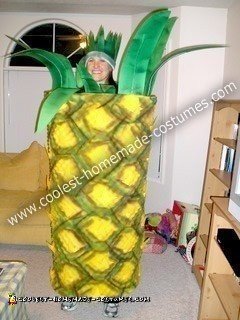 Homemade Pineapple Costume