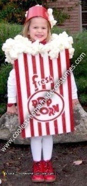 Cool Homemade Popcorn Box Halloween Costume