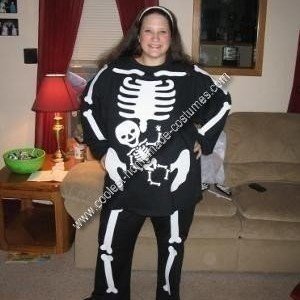 Coolest Pregnant Skeleton Costume