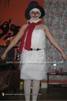 Coolest Homemade Snowman Costume