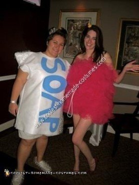 Coolest Homemade Soap and Loofah Couple Costume