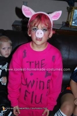 Homemade Swine Flu Costume