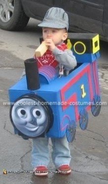 Coolest DIY Thomas the Train Costume