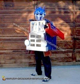 Cool Homemade Transforming Optimus Prime Costume