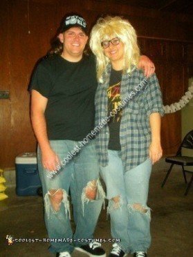 Coolest Homemade Wayne and Garth Couple Costume