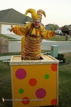 Cool DIY Jack in the Box Halloween Costume