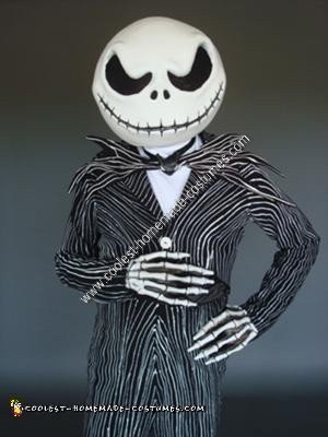 Coolest Jack Skellington DIY Halloween Costume Idea