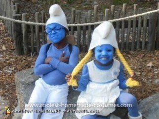 DIY Halloween Costume Makeup How-To: Smurfette