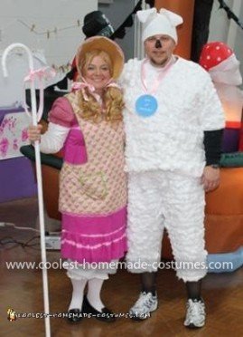 Coolest Little Bo Peep and Sheep Couple Costume